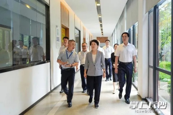 湖南省委常委、長沙市委書記吳桂英調研中偉