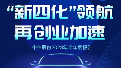 中偉股份2023半年報(bào)丨“新四化”領(lǐng) 航 再創(chuàng)業(yè)加速！